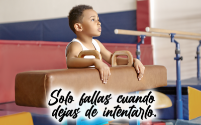 Solo fallas cuando dejas de intentarlo.